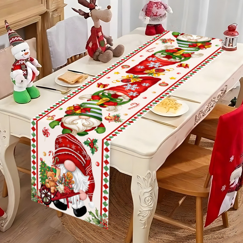 Christmas Table Runner - Runner da tavola di Natale Gnomo