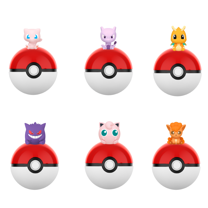 Ornament Ball Set - Figurine Mini Poke Ball di Pokemon