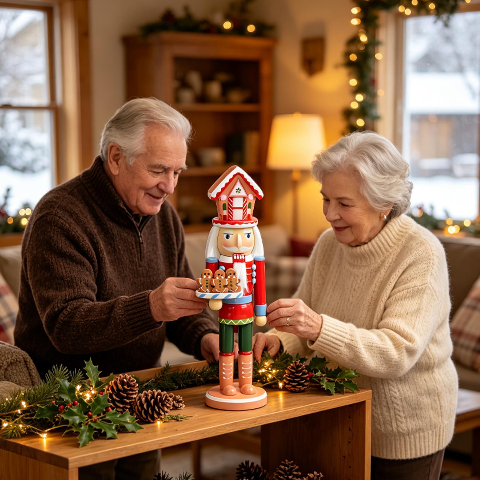 Nutcracker Figurine - Schiaccianoci Decorazioni Natalizie, Figurina in Legno