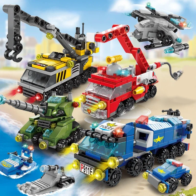 Lego Set City - City Fire Car Building Blocks per