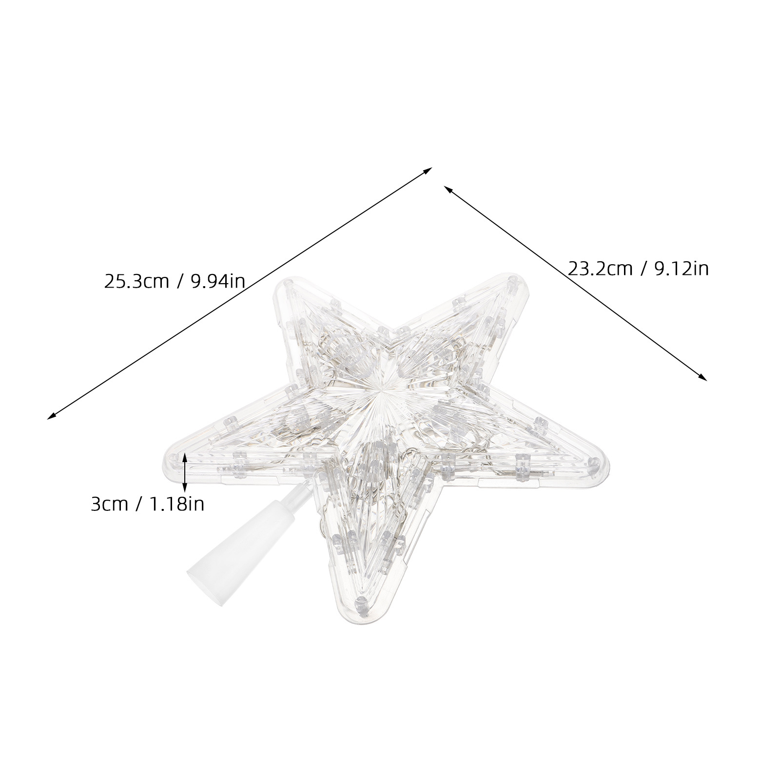 Topper per albero di Natale co - Star Tree Topper recensione e prezzo