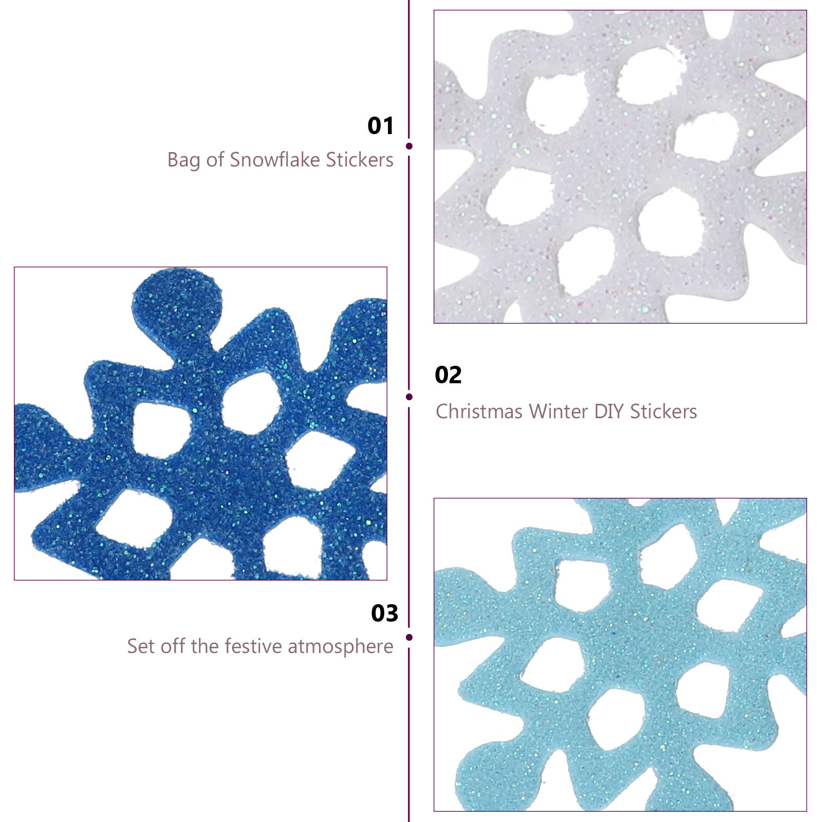 Adesivi Natalizi a Fiocco di N - Snowflake Window Decal recensione e prezzo