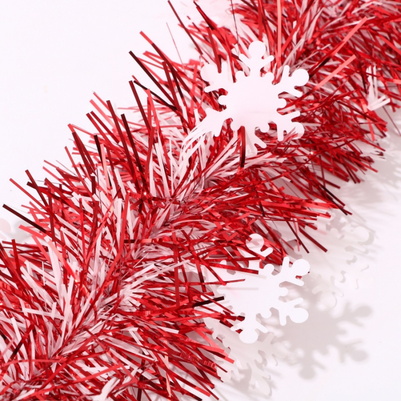 1pc Natale Tinsel Fiocco di ne - Tinsel Garland Decoration recensione e prezzo