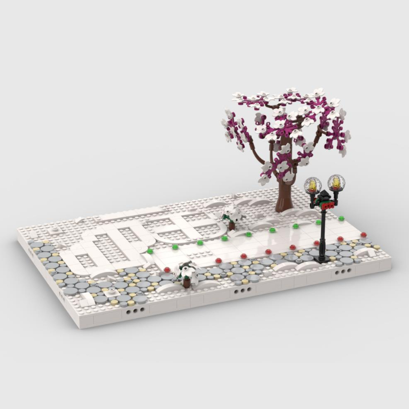 Winter Village Display Base pe - Lego Set Creator recensione e prezzo