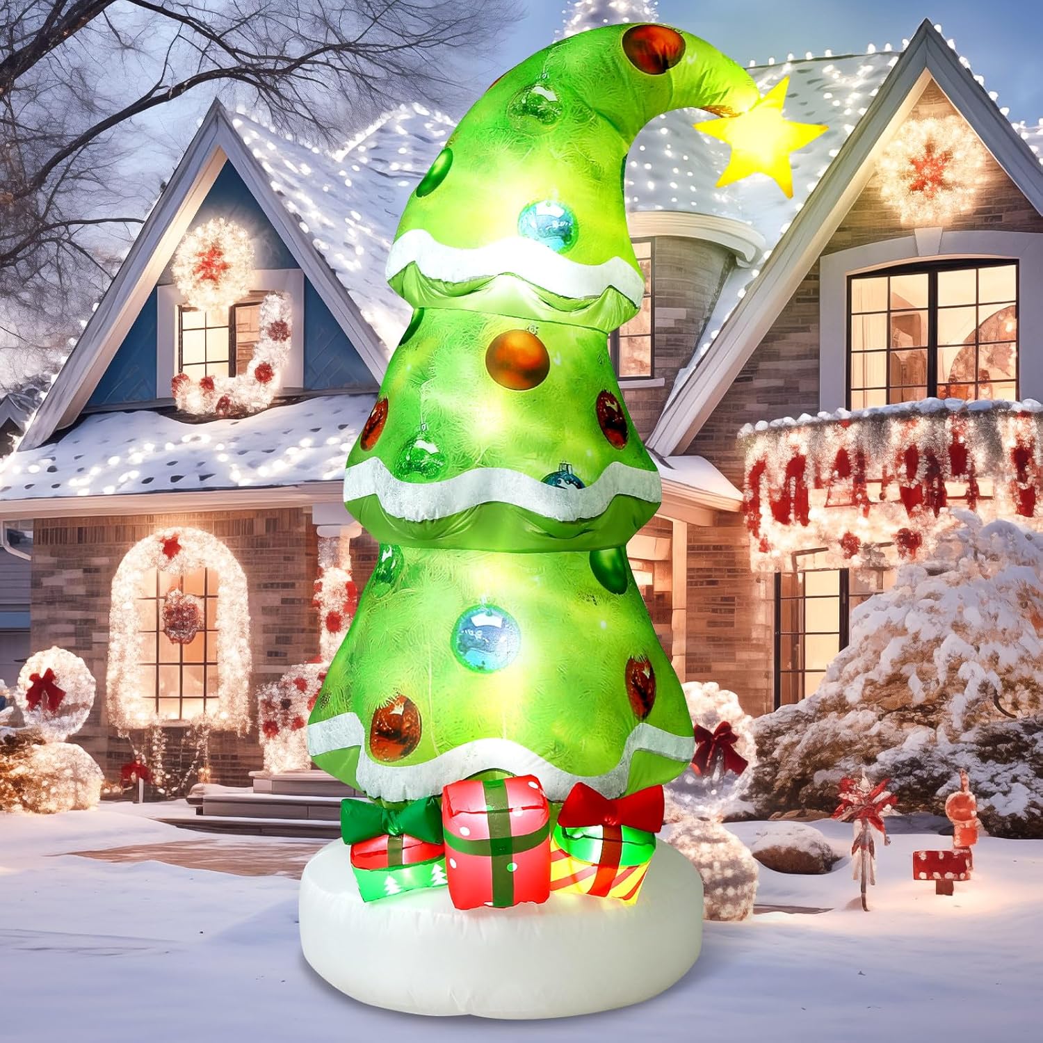 Decorazioni Natalizie Gonfiabi - Christmas Lights Outdoor recensione e prezzo