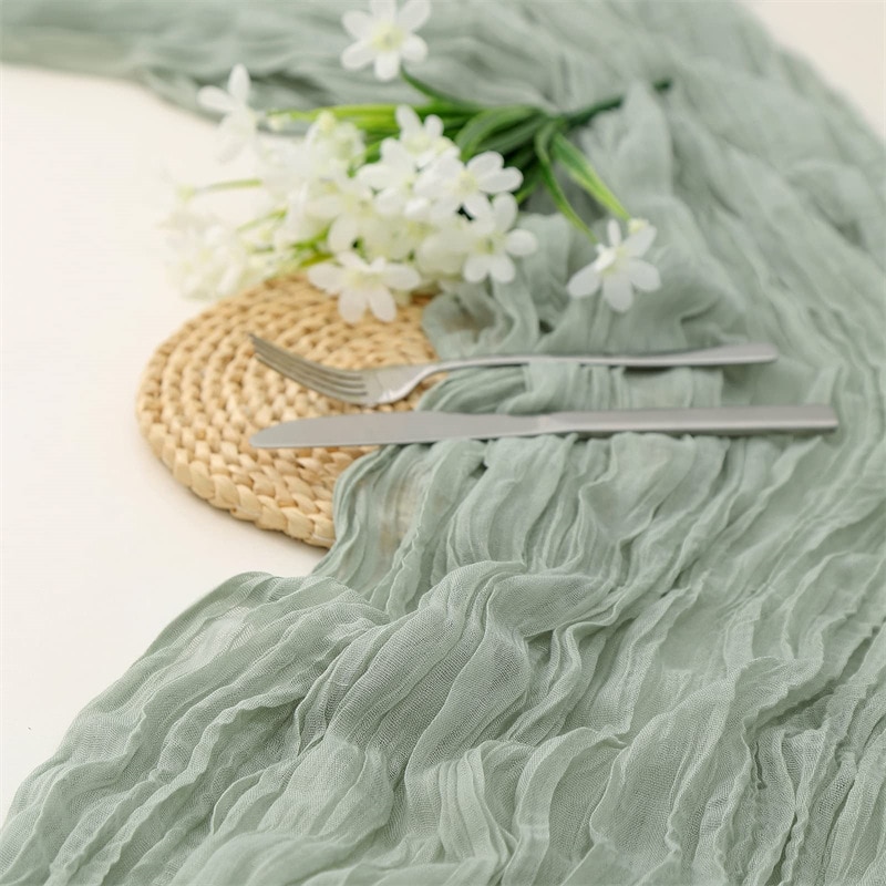 Semi-Sheer garze Wedding Party - Christmas Table Runner recensione e prezzo