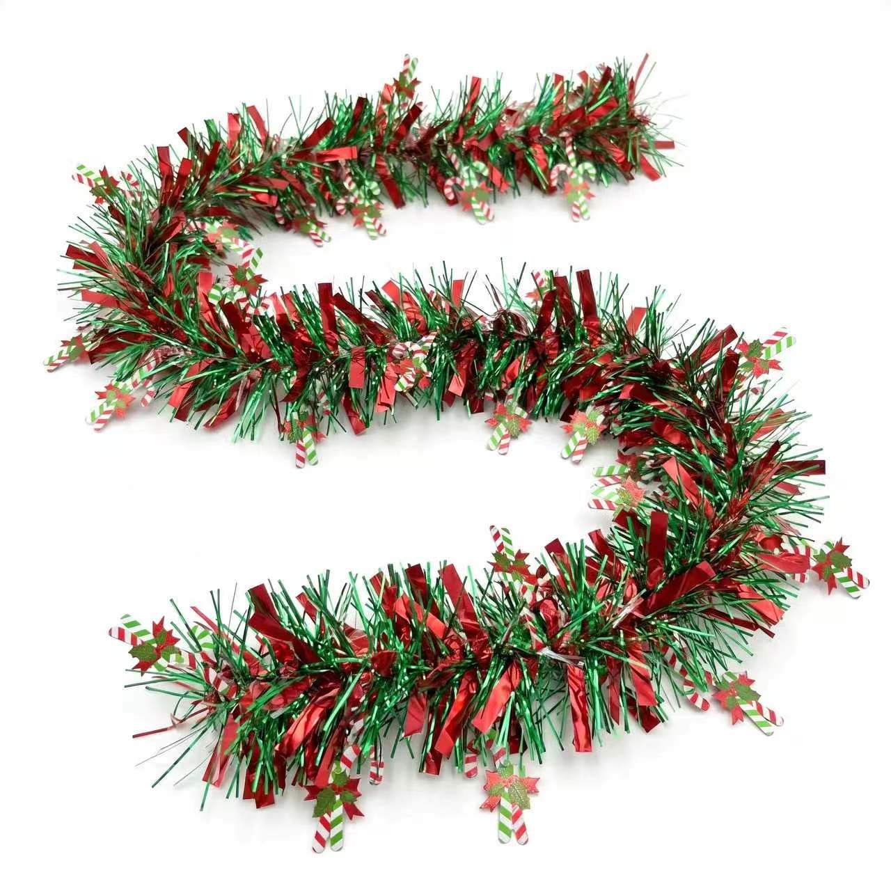 Ghirlanda Natalizia in Tinsel  - Tinsel Garland Decoration recensione e prezzo