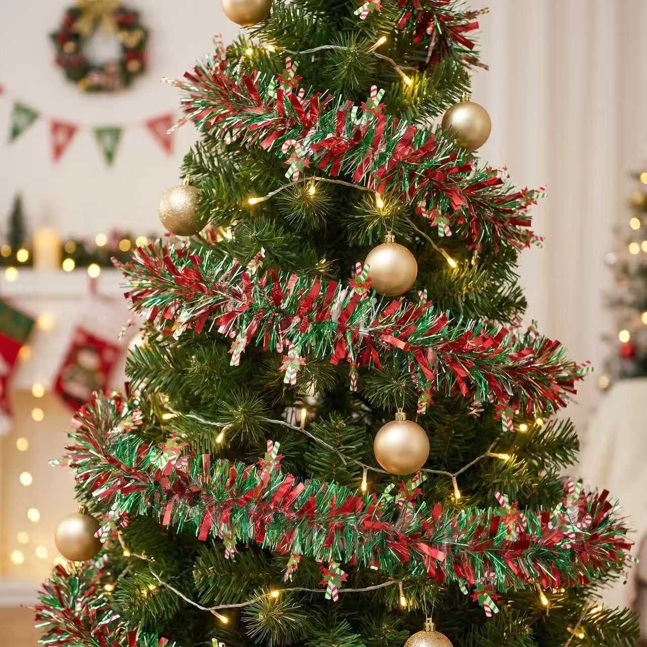 Ghirlanda Natalizia in Tinsel  - Tinsel Garland Decoration recensione e prezzo