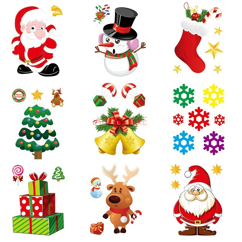 1 pz adesivo statico natalizio - Snowflake Window Decal recensione e prezzo