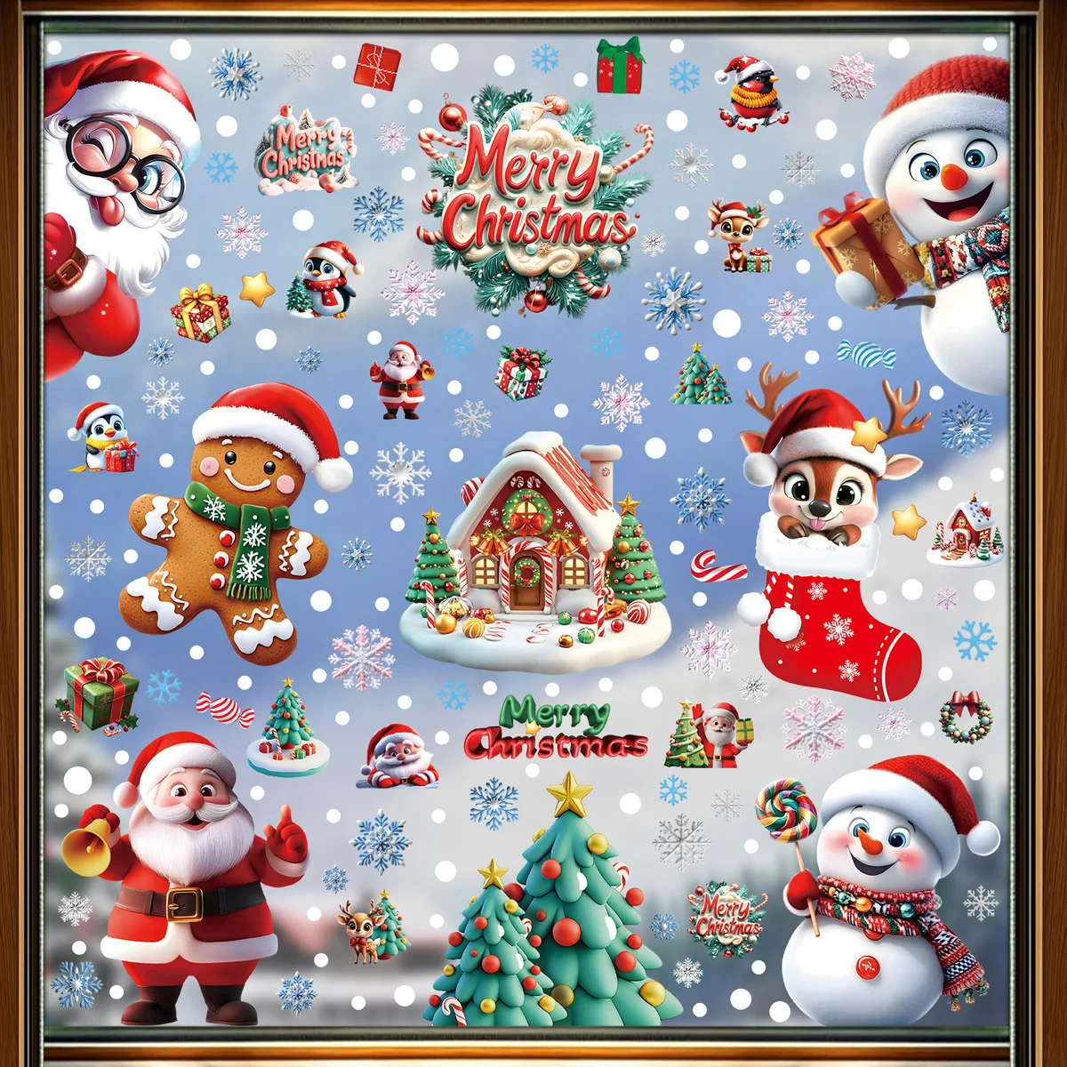 2025 adesivi natalizi statici  - Snowflake Window Decal recensione e prezzo