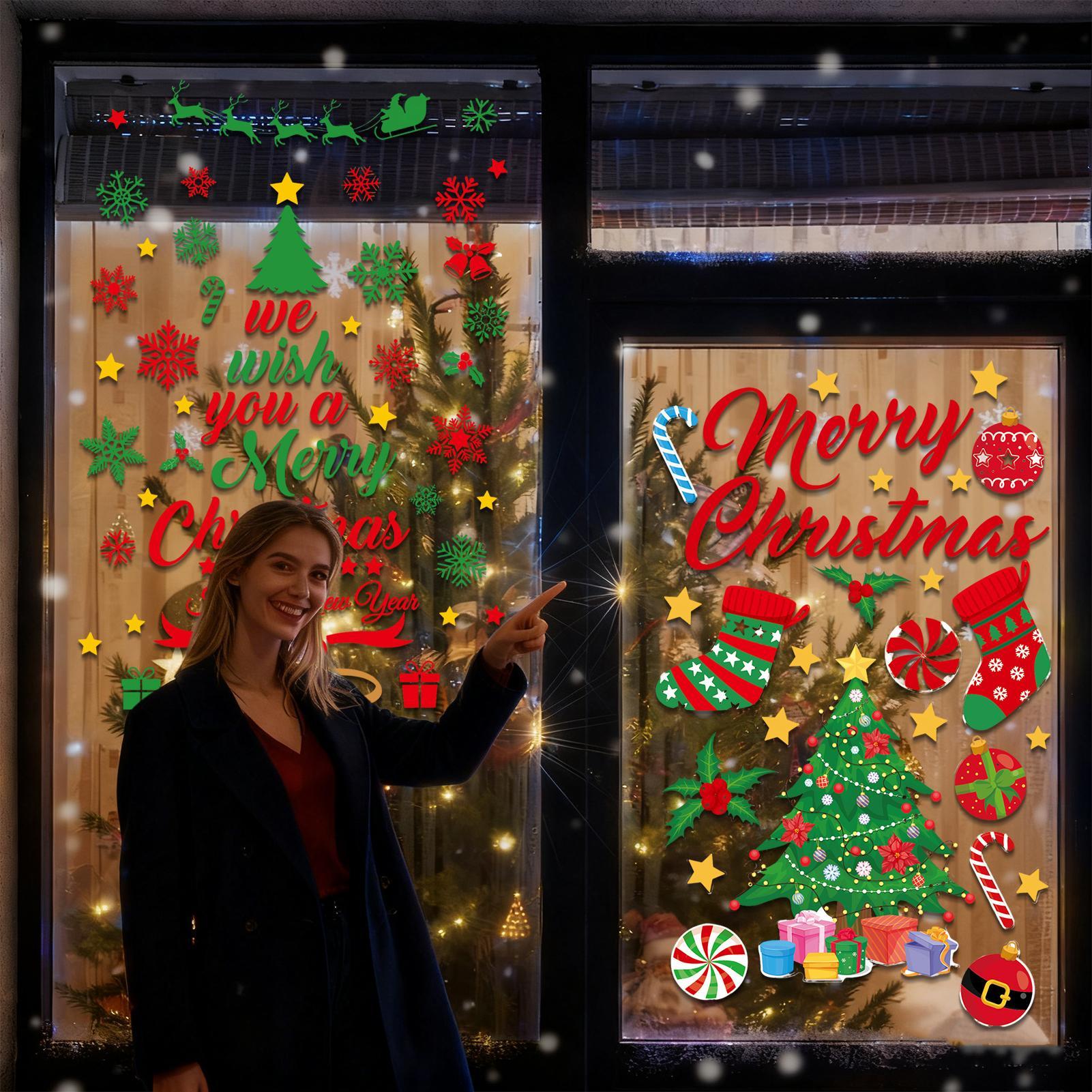 3 Pezzi Adesivi murali nataliz - Snowflake Window Decal recensione e prezzo